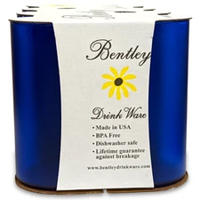 Bentley 20oz. Tumblers, Cobalt Blue - Set of 8 (TM-4011)