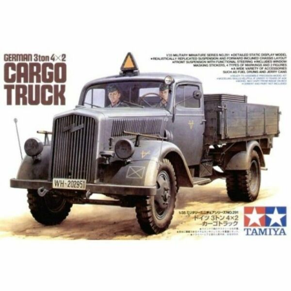 Tamiya 35291 German Cargo Truck 4x2 Model Kit Scale 1 35 for sale online | eBay