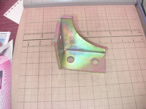 4 LOCH 90 GRAD WINKEL HALTERUNG STAHL 4 ZOLL X 3-1/2 ZOLL - Bild 1 von 4