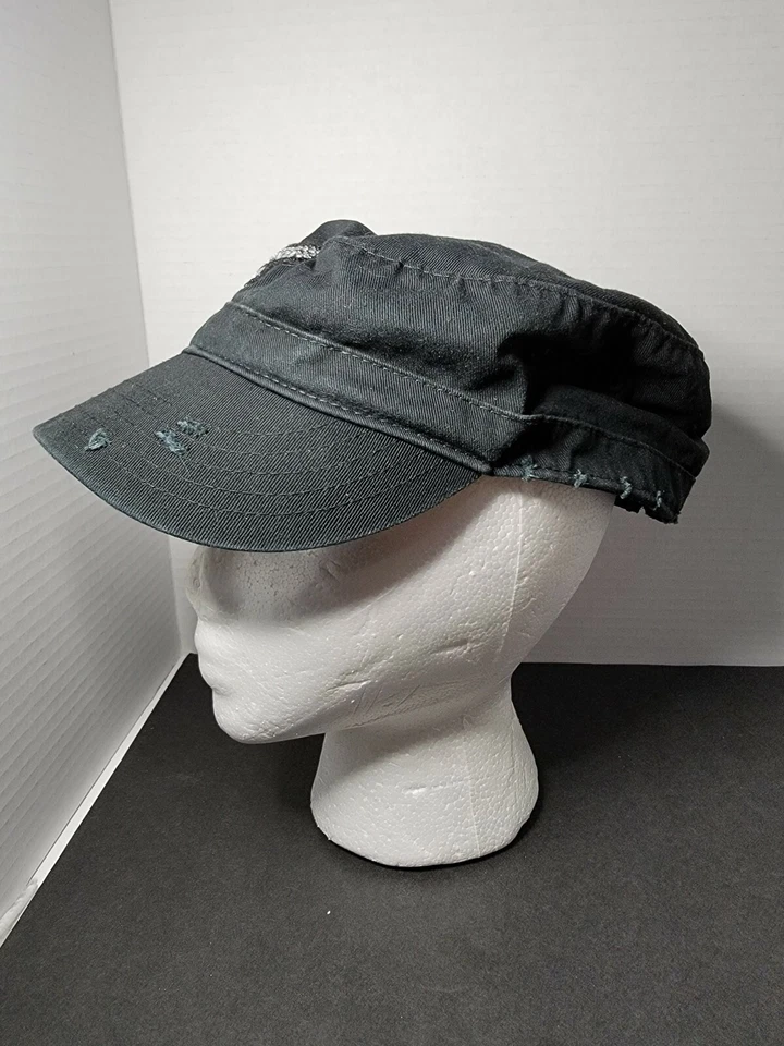 Boné de futebol estilo cadete Bling Olive & Pique preto strass - Imagem 2 de 4