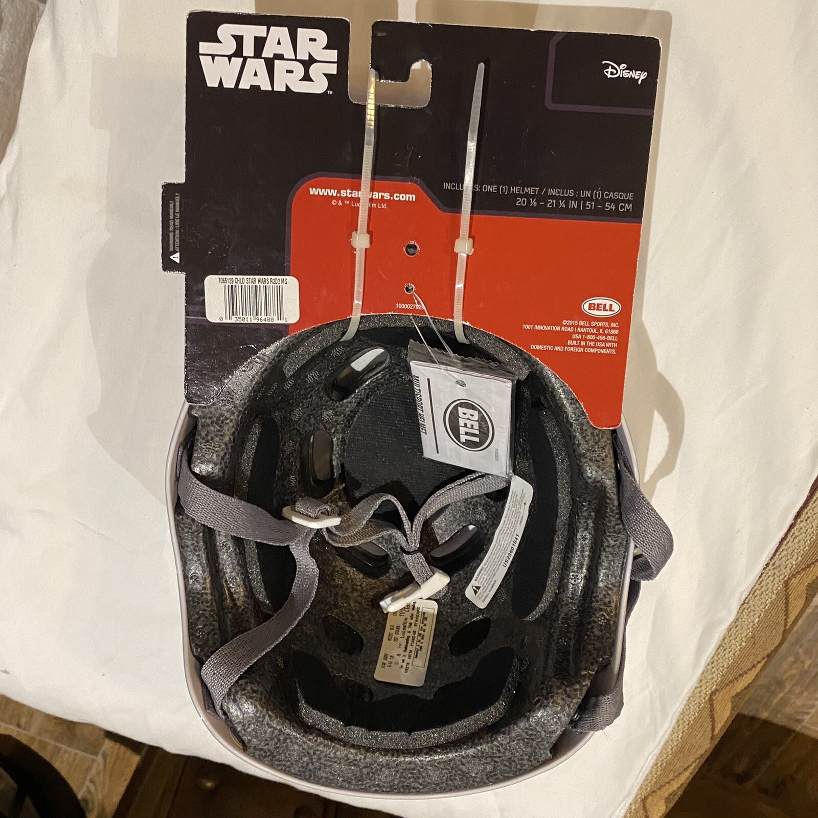 New Star Wars R2-D2 Bell Multi-Sport Bicycle & Skate Helmet Ages 5-8 Made in USA