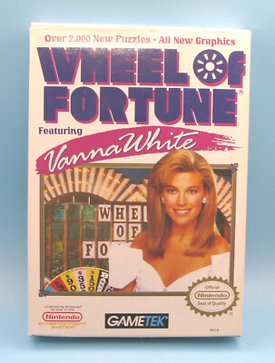 Wheel Of Fortune Featuring Vanna White (Nintendo NES) Complete