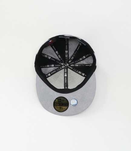 New Era 5950 Men Women Hat Boston Red Sox 12 Panel Black Gray Custom Fitted Cap - Picture 5 of 5