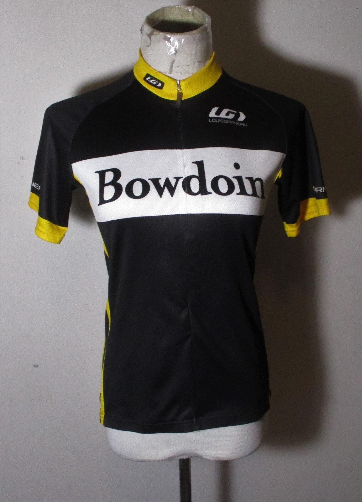 Louis GARNEAU Black 3/4  Zip Cycling Jersey Size S/M NWOT