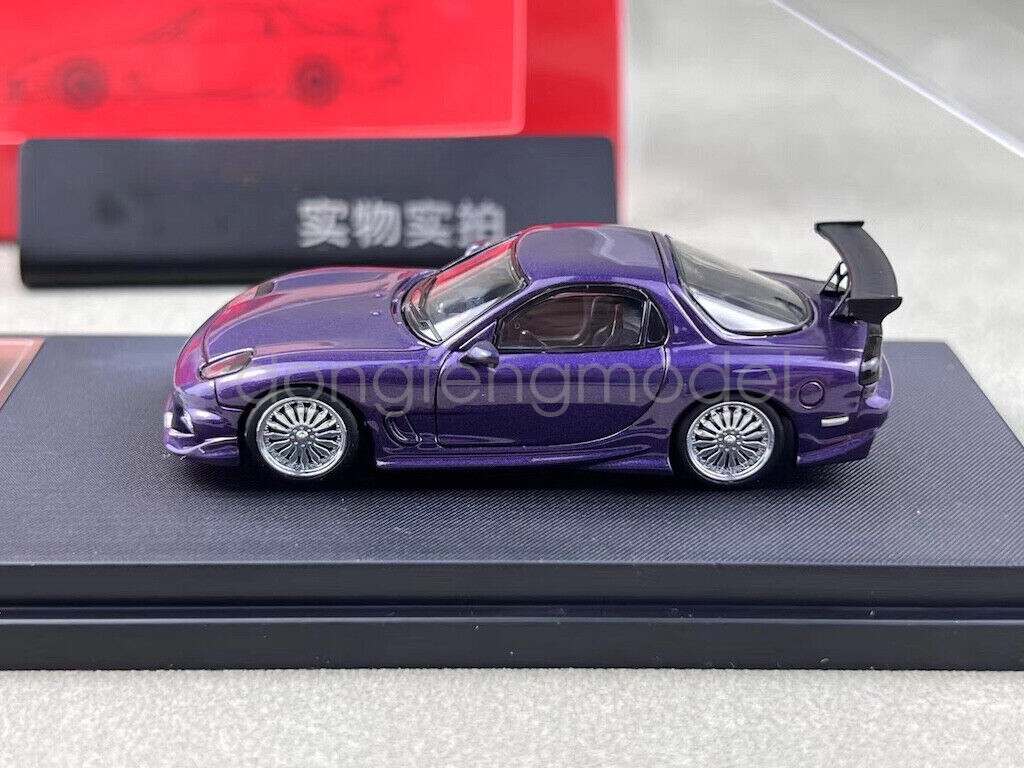 【数量限定品】MORTAL 1/64 RX‐7 FD3S VeilSide ZD Mortal 1:64 Purple RX-7 FD Veilside Racing Sports Model