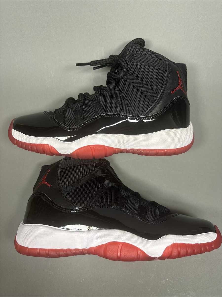 Nike Jordan 11 XI Retro Playoffs Bred 2019 GS 378038-061 Size 6Y