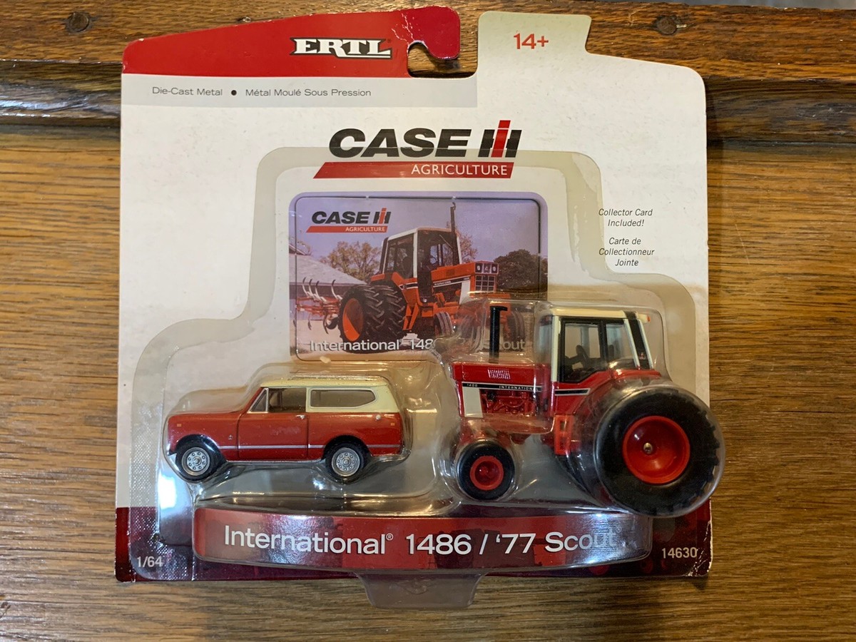 ミニカー Ertl International 1486 / 77 Scout 1/64 Ertl International 1486 Tractor With '77 Scout Set. 1/64 Scale | eBay
