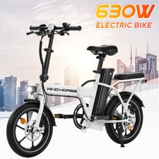 630W Folding Electric Bike 35Miles Long Range Commuter Bicycle UL 2849 Certified