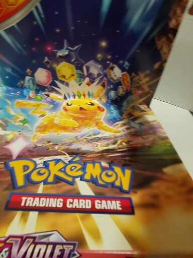 Pokemon Surging Sparks Totem Stand Display Unassembled 