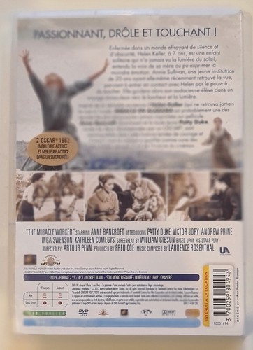 Miracle en Alabama. Avec Anne Bancroft. 1962. DVD. - Picture 2 of 2