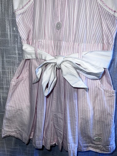 Designers at Debenhams Junior j Pink White Pink Stripe shorts playsuit 18-24 Mon - Picture 5 of 9