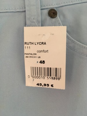 Jeans Femme LCDN RUTH LYCRA – Taille 48 FR, Bleu Ciel, Jamais Porté