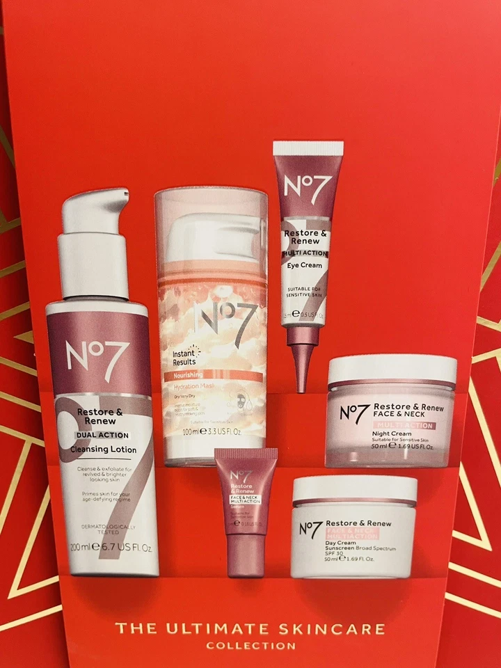 Nº 7 The Ultimate Skincare Collection. Restaurar y Renovar - Caducidad 11/2025 NUEVO Foto 3 de 4