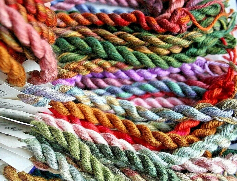 Gloriana Silk Thread You Choose Your Colors 6 yd Skeins Hand-Dyed USA   - Image 4 of 4