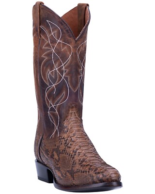 Dan Post Men's Manning Exotic Python Western Boot - Round Toe - DP3037