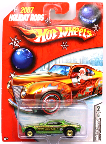 Hot Wheels 2007 Holiday Hot Rods #2 Barracuda F/C green GRR's