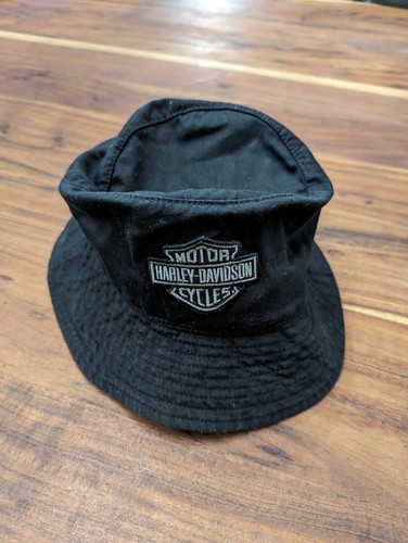 Harley-Davidson Herren Fischerhut bestickt Bar & Shield Logo - Schwarz