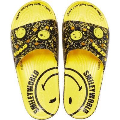yellow slide crocs