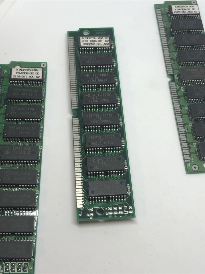 Nueva memoria 16 MB Kingston 4x36 FPM PARITY 16 MB 60NS SIMM 72 PINES KTM7308 página rápida Foto 3 de 4