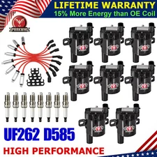 8* Ignition Coil+Spark Plug+Wire set For LS1 LS3 Chevy Silverado GMC 4.8 5.3 6.0