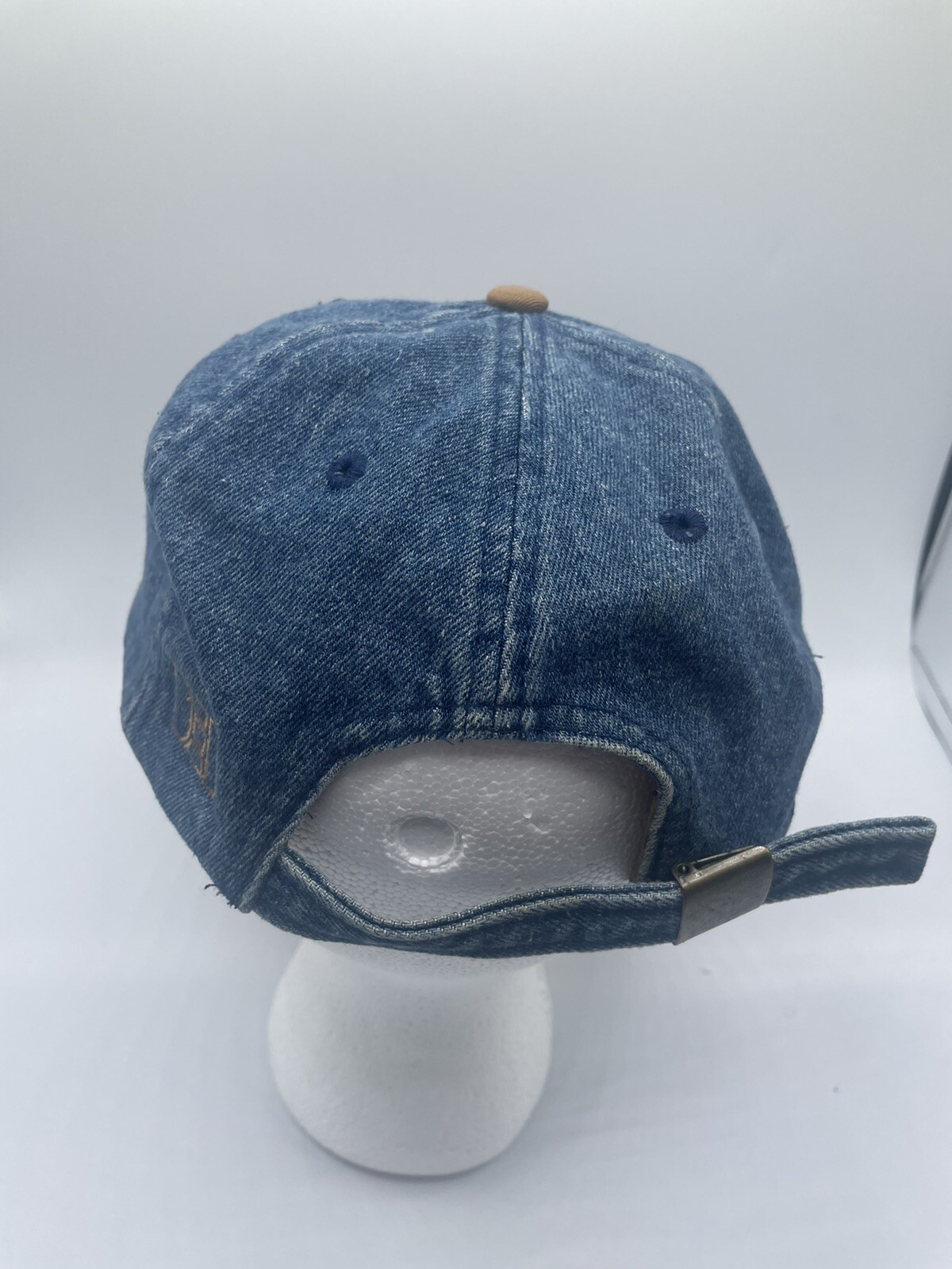 Vintage Dunbrooke python auto security denim stra… - image 4