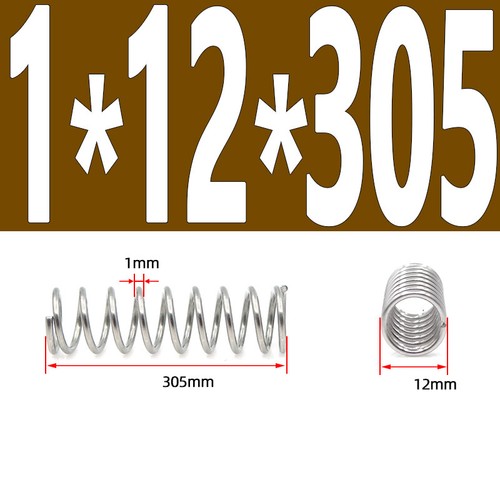 305mm Long Compression Spring 3mm - 50mm Diameter,Pressure / coiled springs - Picture 36 of 54