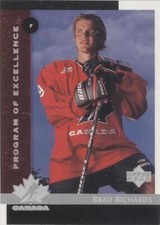 1997-98 Upper Deck - Brad Richards #418 (RC) PSA 8