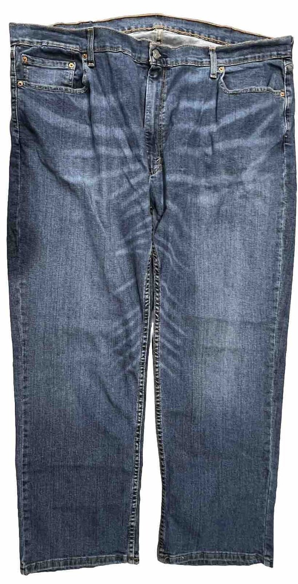 Levi's Men Jeans 44x30 Blue 559 Relaxed Fit Straight Leg