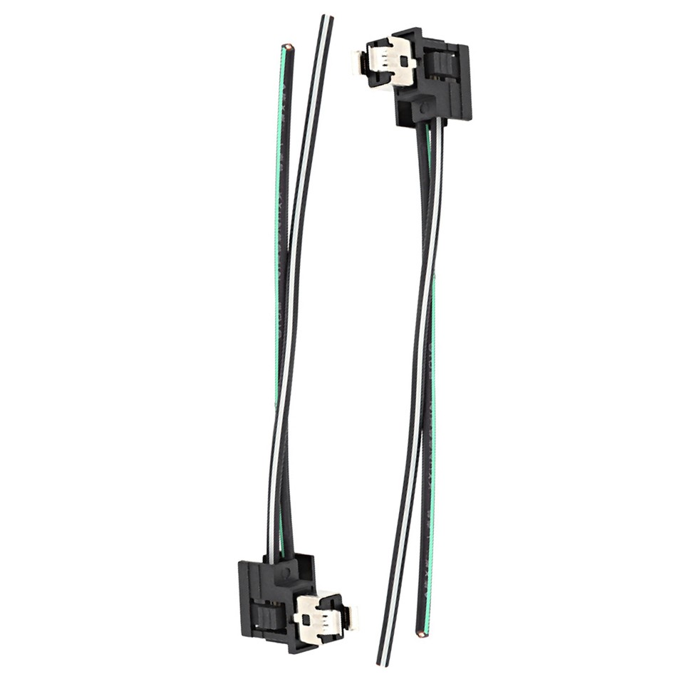 Hot New 2Pcs Headlight Lamp Bulb Socket Wiring Harness Connector Plug
