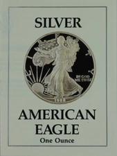 1988-S American Proof Silver Eagle-Mint Issued COA - NO BOXES OR COIN