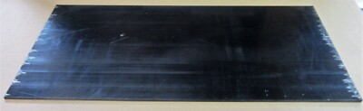PVC-CAW Platte 6 mm Schwarz Zuschnitt 838 x 376 mm Technischer Kunststoff