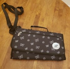 Happy Grey Elephant Baby DiaperChangingPad Mat, Portable Waterproof NWOT