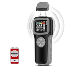 Wood Moisture Meters Pin & Pinless 2 In 1 Moisture Detector Backlit Screen NEW