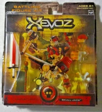 XEVOZ Battling Figure Unnatural SKULL JACK (Hasbro Stikfas 2003) NEW SEALED