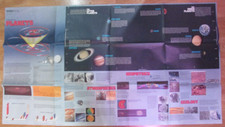 NASA Facts Poster Comparing The Planets 1978 Educational Facts 55 1/2 x 31 1/2