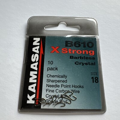 Ganci In Nylon Per Pesca Ganci Da Pesca Senza Ardiglione Kamasan X-Strong | Per Pesca A Fondo E Fiume | Confezione Da 10 Ganci In Nylon Paramani Himalayan - Foto 7