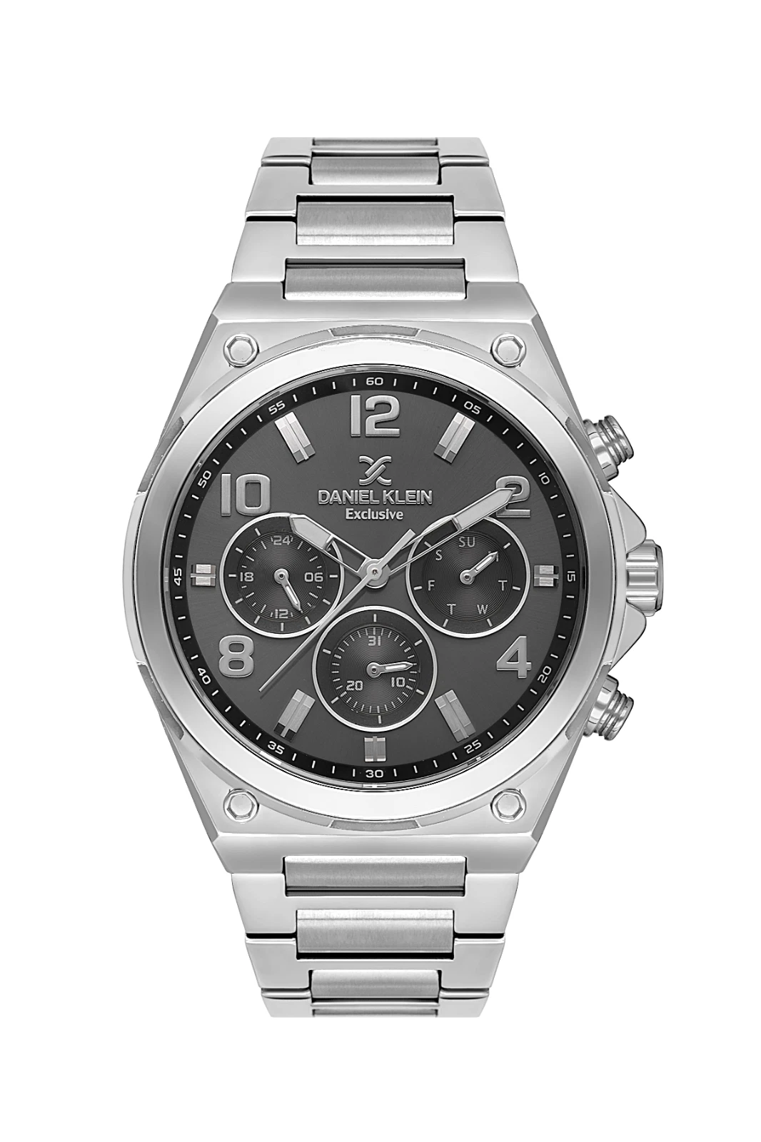 Daniel Klein Exclusive Men Black/Silver Watch