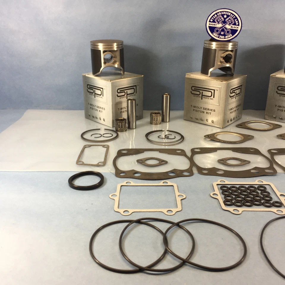NEW ARCTIC CAT 600 TOP END KIT SPI PISTONS GASKETS 1995-2000 ZRT POWDER EX - Image 2 of 4