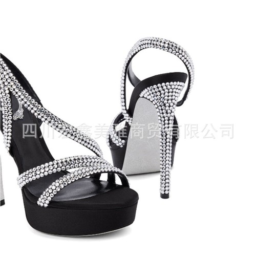 2025 neue modische ultrahohe Damen-Hausschuhe Plateau offene Zehenpartie Schuhe - Bild 21 von 26