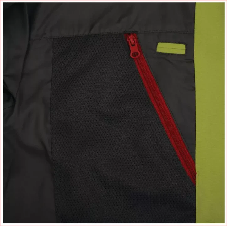 DARE2B Mens Diligence Jacket (Lime Punch/Cardamom) - Size Medium - Image 4 of 4