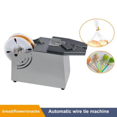 Toast Bread Pastry Bag Clipping Machine Automatic Golden Wire Twisting Machine