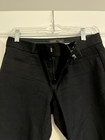BANANA REPUBLIC BLACK, SKINNY PANTS, SIZE 0-"SLOAN", MID RISE — photo 2