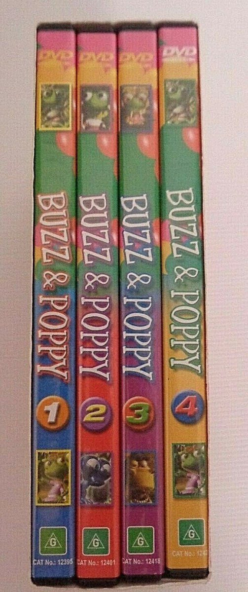 アチーブメント　DVD1-9セット Buzz & Poppy Four DVD Box Set Flashback Entertainment All