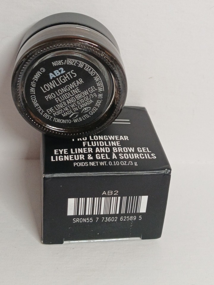 MAC Pro Longwear Fluidline Eye Liner And Brow Gel LOWLIGHTS Eyeliner