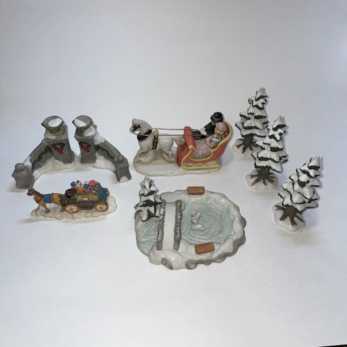 Kirkland Signature 32 Piece Lighted Village for sale online | eBay