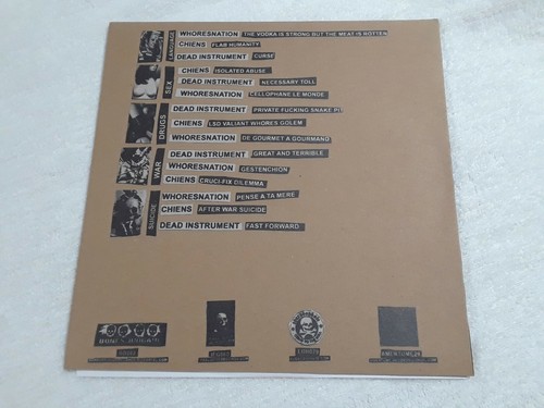 CHIENS / DEAD INSTRUMENT / WHORESNATION LP orange grind Bones Brigade France - Imagen 2 de 3