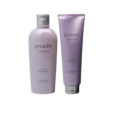 LebeL Proedit care works Bounce Fit Shampoo 300ml & Treatment 250ml Set Trial