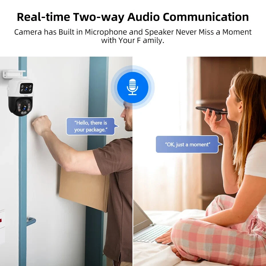 6MP POE Security Camera System w/ 4PCS PTZ Outdoor Home Security Cameras 8CH NVR - Image 4 of 4