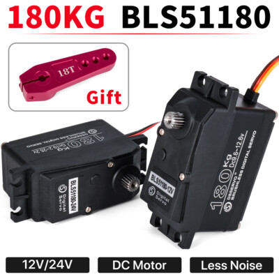 9IMOD 180kg Brushless Digital Servo 180°/270°High Torque for 1/5 RC Car Baja