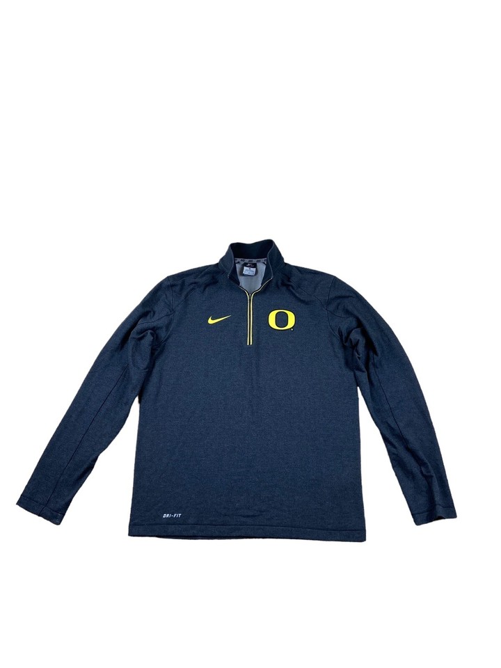 Men’s Oregon Ducks Nike Dri Fit Black 1/4 Zip Pullover Size M eBay